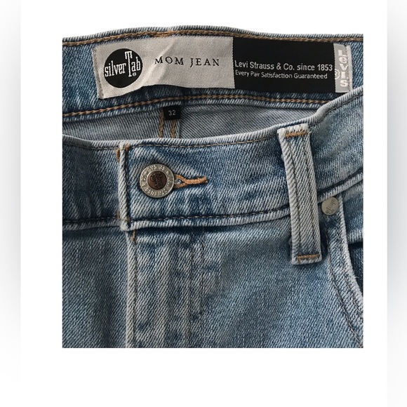 Levis Silvertab High Waisted Mom Jeans Tapered Women - Picture 9 of 14